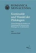 E-Book (pdf) Kontinuität und Wandel der Philologien von Johanna Wolf