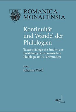 E-Book (pdf) Kontinuität und Wandel der Philologien von Johanna Wolf