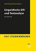 E-Book (pdf) Linguistische Stil- und Textanalyse von Ulrike Krieg-Holz, Lars Bülow