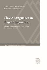 eBook (pdf) Slavic Languages in Psycholinguistics de 