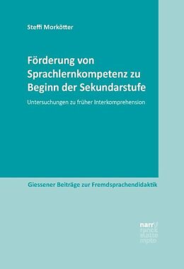Paperback Förderung von Sprachlernkompetenz zu Beginn der Sekundarstufe von Steffi Morkötter