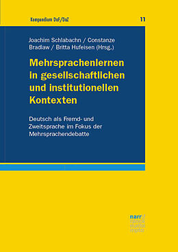 Kartonierter Einband Mehrsprachenlernen in gesellschaftlichen und institutionellen Kontexten von 