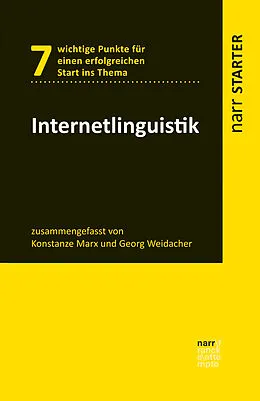 E-Book (pdf) Internetlinguistik von Konstanze Marx, Georg Weidacher