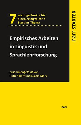 E-Book (pdf) Empirisches Arbeiten in Linguistik und Sprachlehrforschung von Ruth Albert, Nicole Marx