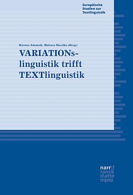E-Book (pdf) VARIATIONslinguistik trifft TEXTlinguistik von 