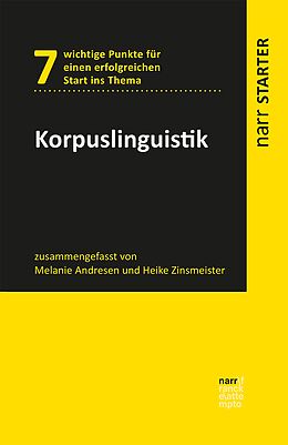 E-Book (pdf) Korpuslinguistik von Melanie Andresen, Heike Zinsmeister