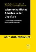 E-Book (pdf) Wissenschaftliches Arbeiten in der Linguistik von Björn Rothstein, Linda Stark, Anica Betz