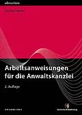 E-Book (pdf) Arbeitsanweisungen für die Anwaltskanzlei - eBroschüre (PDF) von Michael Dr. Sattler