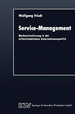 Kartonierter Einband Service-Management von Wolfgang Frisch