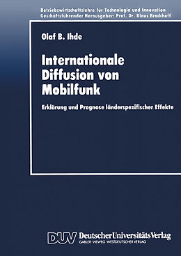 Kartonierter Einband Internationale Diffusion von Mobilfunk von Olaf B. Ihde