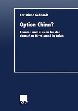 Kartonierter Einband Option China? von Christiane Gebhardt