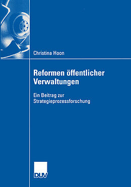 Kartonierter Einband Reformen öffentlicher Verwaltungen von Christina Hoon
