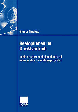 Kartonierter Einband Realoptionen im Direktvertrieb von Gregor Treptow