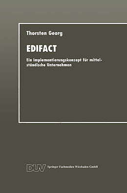 Kartonierter Einband EDIFACT von Thorsten Georg
