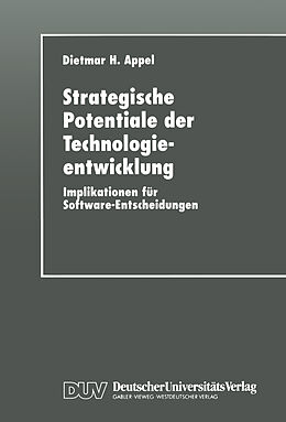 Kartonierter Einband Strategische Potentiale der Technologieentwicklung von Dietmar H Appel