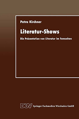 Kartonierter Einband Literatur-Shows von Petra Kirchner