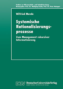 Kartonierter Einband Systemische Rationalisierungsprozesse von Wilfried Mende