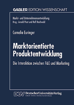Kartonierter Einband Marktorientierte Produktentwicklung von Cornelia Euringer