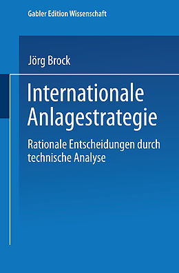 Kartonierter Einband Internationale Anlagestrategie von Jörg Brock