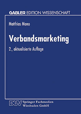 Kartonierter Einband Verbandsmarketing von Matthias Mono