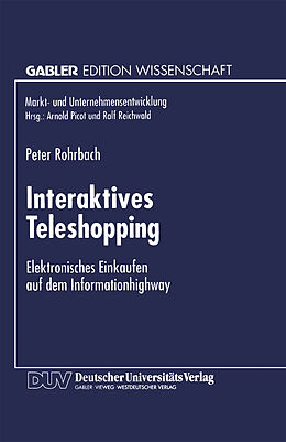 Kartonierter Einband Interaktives Teleshopping von Peter Rohrbach