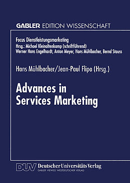Kartonierter Einband Advances in Services Marketing von 