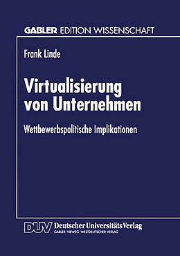 Kartonierter Einband Virtualisierung von Unternehmen von Frank Linde