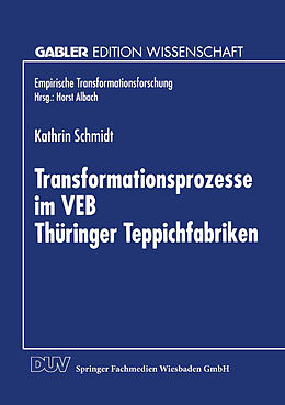 Kartonierter Einband Transformationsprozesse im VEB Thüringer Teppichfabriken von Kathrin Schmidt