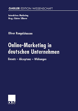 Kartonierter Einband Online-Marketing in deutschen Unternehmen von Oliver Rengelshausen