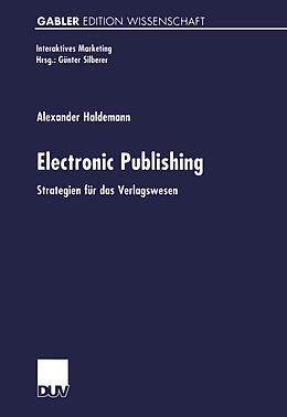 Kartonierter Einband Electronic Publishing von Alexander Haldemann