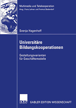 Kartonierter Einband Universitäre Bildungskooperationen von Svenja Hagenhoff