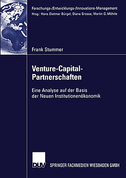 Kartonierter Einband Venture-Capital-Partnerschaften von Frank Stummer