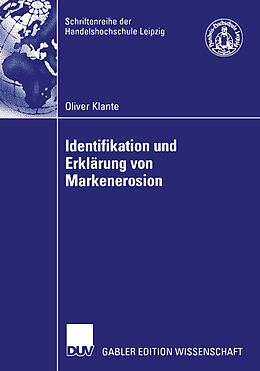 Kartonierter Einband Identifikation und Erklärung von Markenerosion von Oliver Klante