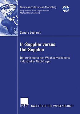 Kartonierter Einband In-Supplier versus Out-Supplier von Sandra Luthardt
