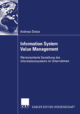 Kartonierter Einband Information System Value Management von Andreas Dietze