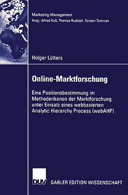 Kartonierter Einband Online-Marktforschung von Holger Lütters