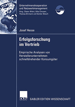 Kartonierter Einband Erfolgsforschung im Vertrieb von Josef Hesse