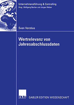 Kartonierter Einband Wertrelevanz von Jahresabschlussdaten von Sven Vorstius