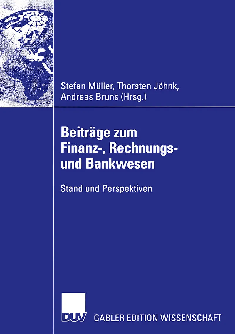 Beiträge zum Finanz-, Rechnungs- und Bankwesen