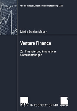 Kartonierter Einband Venture Finance von Matija Denise Mayer