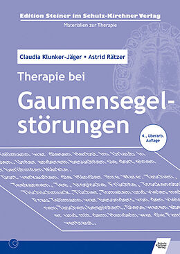 E-Book (pdf) Therapie bei Gaumensegelstörungen von Claudia Klunker, Astrid Rätzer