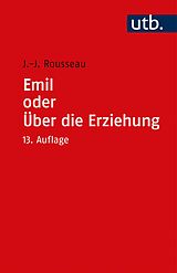 Kartonierter Einband Emil oder Über die Erziehung von Jean Jaques Rousseau