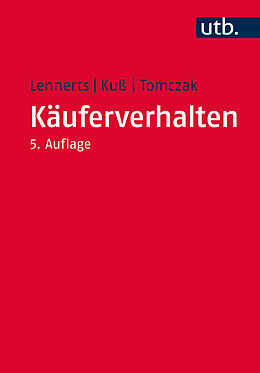 Paperback Käuferverhalten von Silke Lennerts, Torsten Tomczak, Alfred Kuß