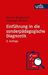 Kartonierter Einband Einführung in die sonderpädagogische Diagnostik von Konrad Bundschuh, Christoph Winkler