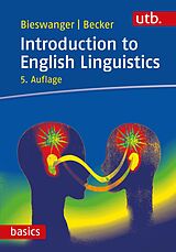 Couverture cartonnée Introduction to English Linguistics de Markus Bieswanger, Annette Becker