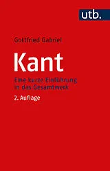 Kartonierter Einband Kant von Gottfried Gabriel