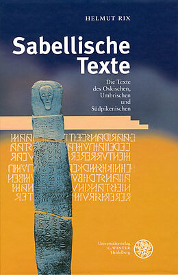 Fester Einband Handbuch der italischen Dialekte / Sabellische Texte von Helmut Rix
