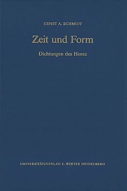 Fester Einband Zeit und Form von Ernst A Schmidt