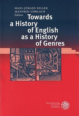 Kartonierter Einband Towards a History of English as a History of Genres von 