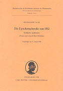 Kartonierter Einband Die Epochenschwelle von 1912 von Hans R Jauss